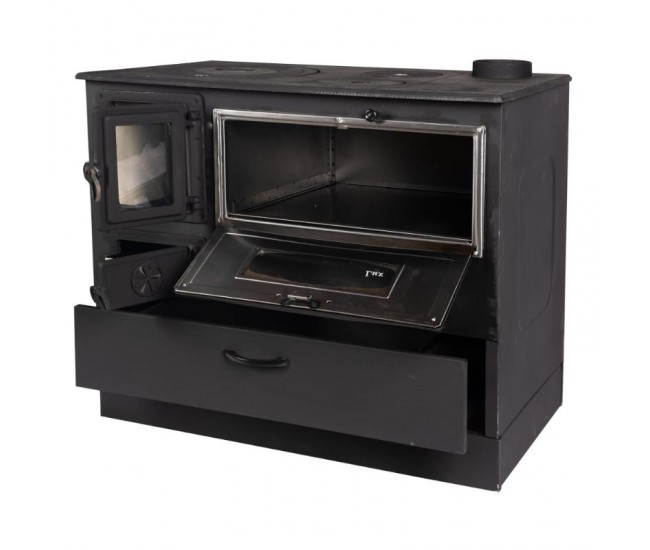 Soba pe lemne 9kw grand fantazia lux, cos dreapta