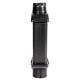 Burlan recuperator caldura, plat, 120 mm, gri mat