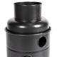 Burlan recuperator caldura, rotund, 120 mm, gri mat