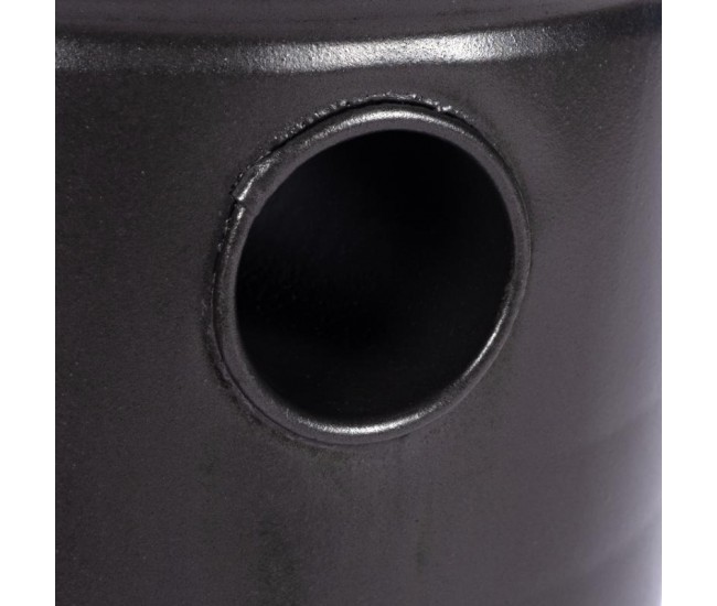 Burlan recuperator caldura, rotund, 130 mm, gri mat