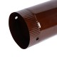 Burlan pentru soba pe lemne, 90cm, ø120mm, maro