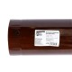 Burlan pentru soba pe lemne, 90cm, ø120mm, maro