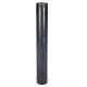 Burlan pentru soba pe lemne, 130 mm, gri mat