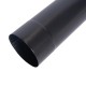 Burlan pentru soba pe lemne, 130 mm, gri mat
