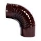 Cot pentru soba pe lemne, 90˚, 120mm, maro