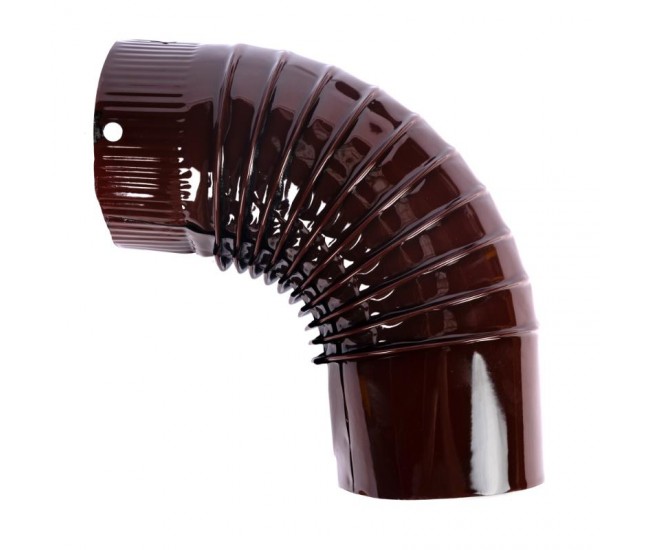 Cot pentru soba pe lemne, 90˚, 120mm, maro