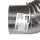 Cot pentru soba pe lemne, 90˚, 120mm, zincat