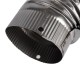 Cot pentru soba pe lemne 90˚ ø120mm 0.4mm, zincat