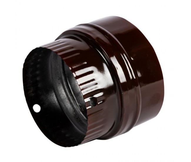 Reductie burlan pentru soba, 120mm, ø130mm, maro