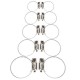 Set 10 coliere metalice micul fermier Ø8mm-27mm