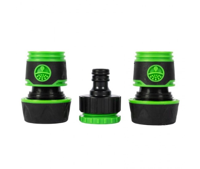 Set 3 conectori furtun micul fermier, 3/4 g01