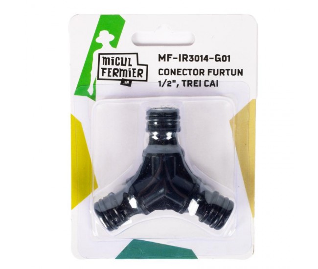 Conector furtun micul fermier, 1/2, cu 3 cai g01