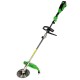 Motocoasa (trimmer) electrica micul fermier 20v, 2 acumulatori 4ah, maner simplu, motor fara perii