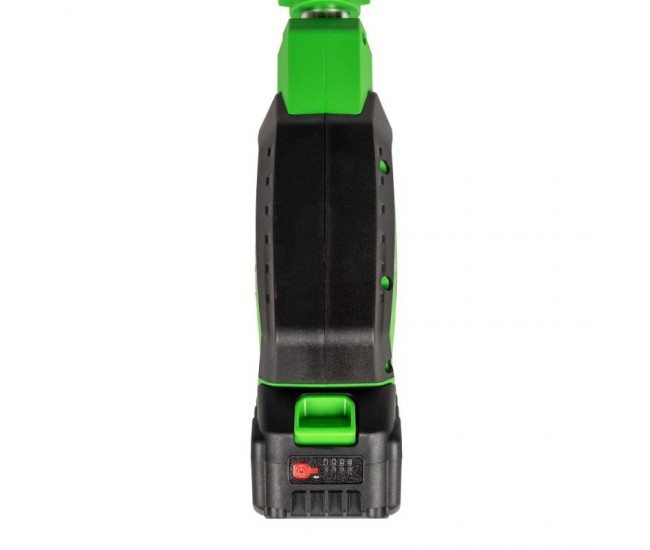 Motocoasa (trimmer) electrica micul fermier 20v, 2 acumulatori 4ah, maner simplu, motor fara perii