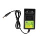 Motocoasa (trimmer) electrica micul fermier 20v, 2 acumulatori 4ah, maner simplu, motor fara perii