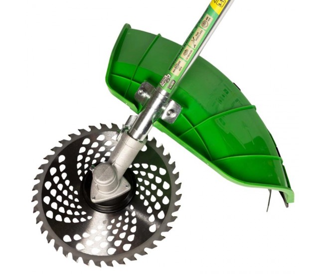 Motocoasa (trimmer) electrica micul fermier 20v, 2 acumulatori 4ah, maner dublu, motor fara perii