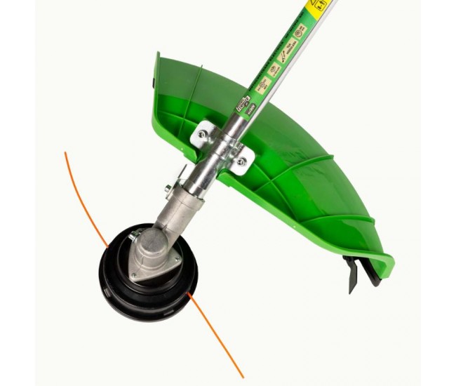 Motocoasa (trimmer) electrica micul fermier 2x20v, 2 acumulatori 4ah, maner simplu, motor fara perii