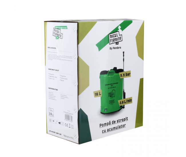 Pompa de stropit mf pandora 16l cu acumulator
