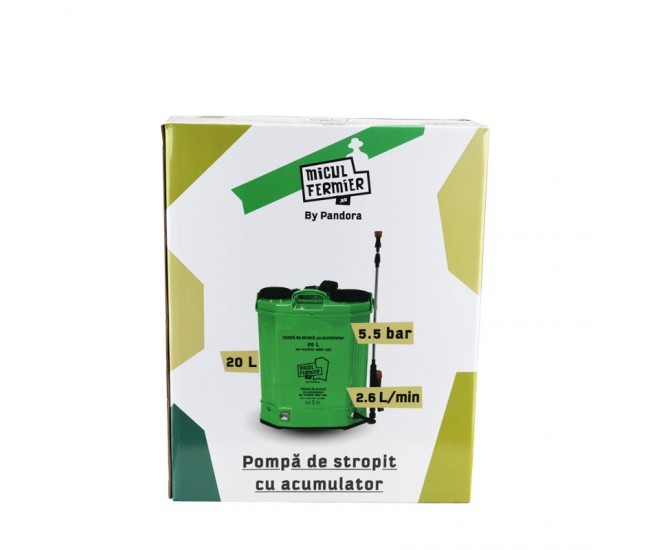 Pompa de stropit cu acumulator micul fermier 20l