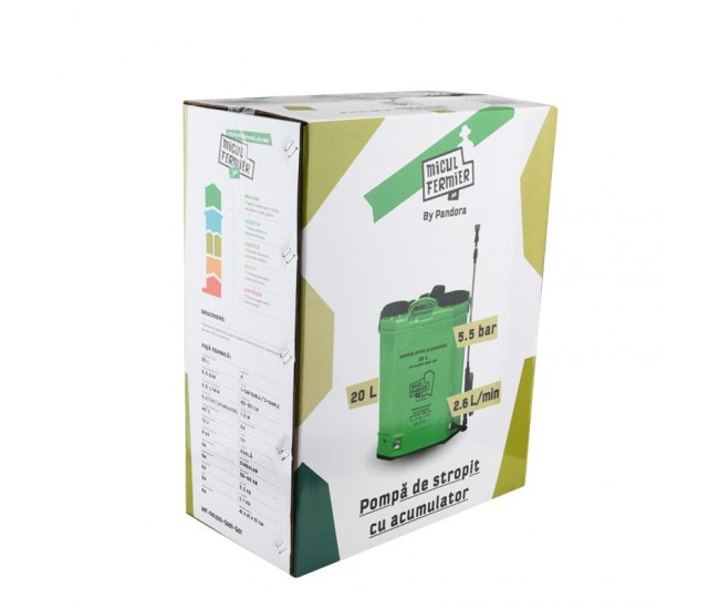 Pompa de stropit mf pandora 20l cu acumulator