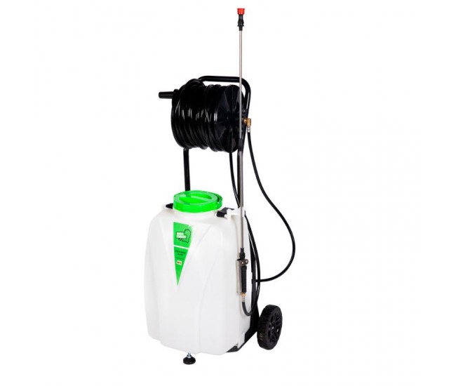 Pulverizator cu acumulator micul fermier, volum 40 litri, cu roti