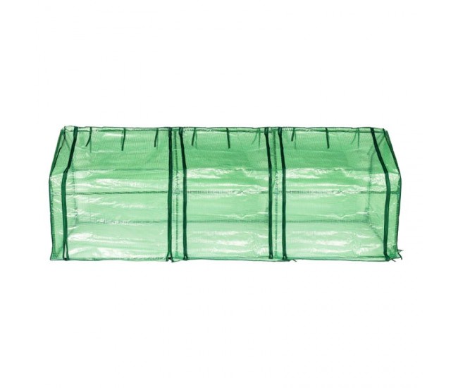 Mini-sera polietilena micul fermier 4 x 1 x 0.8m, densitate 140g/mp