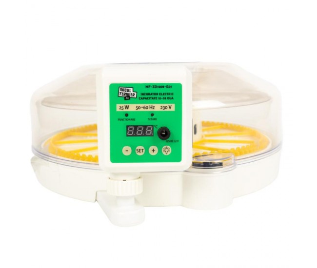 Incubator electric micul fermier capacitate 12-36 oua