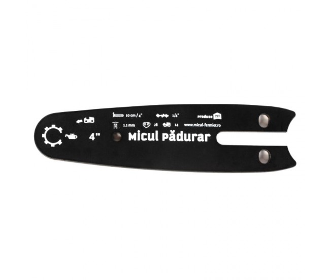 Lama drujba micul padurar, lungime 4'', pas 1/4'', canal 1.1mm, 28 pinteni, 14 dinti