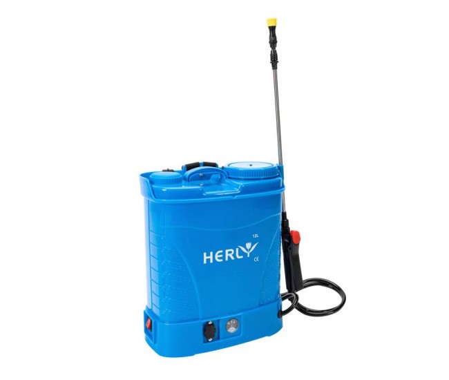 Pompa stropit cu acumulator 12l herly (albastra)