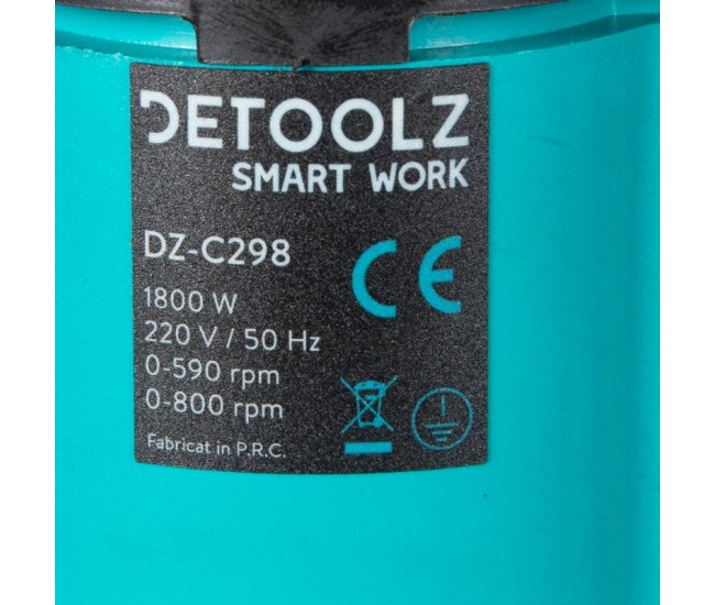 Amestecator materiale constructii detoolz putere 1800w, 2 palete