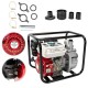 Motopompa micul fermier 6.5cp 196cc, benzina 4t, racord 2, debit 30000l/h