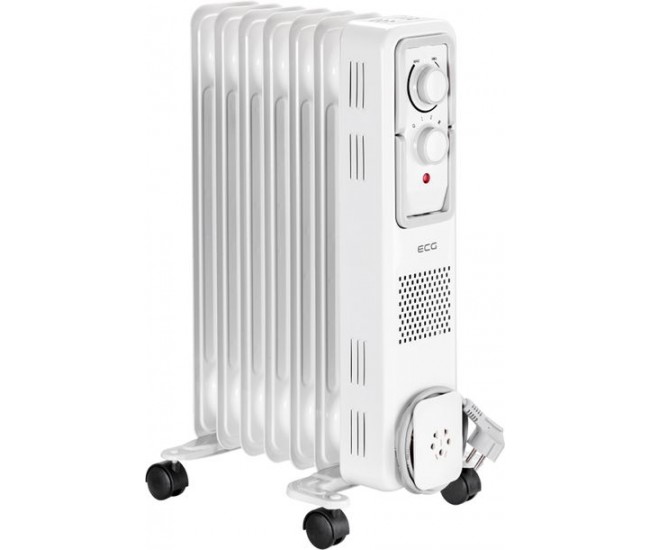 Calorifer electric cu ulei ecg or 1570, 7 elementi, 1500 w, 3 trepte de putere