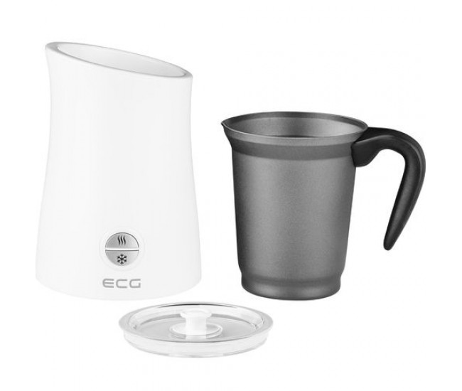 Aparat pentru spuma de lapte ecg nm 2255 latte art, magnetic, 300ml, 550w, culoare alba