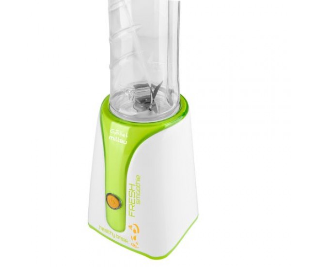 Blender smoothie maker gallet millau ms590, 350 w, bol 600 ml bpa free, alb cu verde