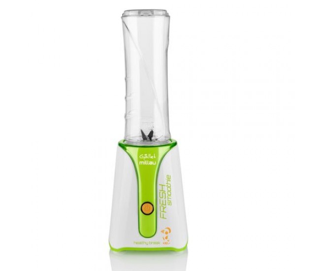 Blender smoothie maker gallet millau ms590, 350 w, bol 600 ml bpa free, alb cu verde