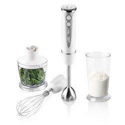 Blender de mana eta rizzo 3057, 400w, 5 viteze + turbo, lame si elemente din otel inoxidabil