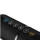 Boxa portabila bluetooth ecg bts k1 black elysium , rezistenta la apa ipx6, 2 x 4,5w, dsp