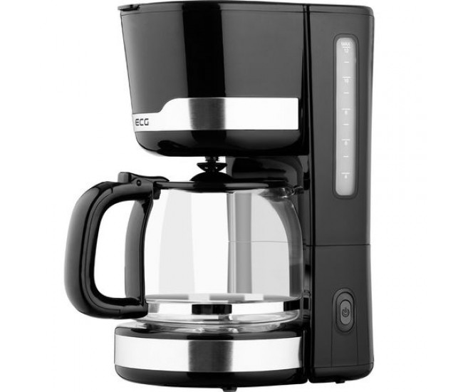 Cafetiera ecg kp 2115 , 1000 w,  1.5 l, 12 cesti, vas din sticla