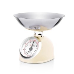 Cantar mecanic de bucatarie eta storio 5777 bej, 5 kg, precizie 25g, vas 5 l din otel inoxidabil