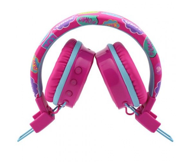 Casti audio fara fir pentru fete gogen hbtm 32p, bluetooth 4,2, volum limitat, microfon
