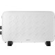 Convector electric de podea ecg tk 2070 alb, 2000w, 2 trepte de putere