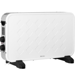 Convector electric de podea ecg tk 2070 alb, 2000w, 2 trepte de putere