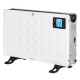 Convector electric de podea ecg tk 2080 dr alb, 2000 w, 3 trepte, termostat, lcd