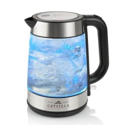 Cana fierbator din sticla eta crystela 6153, 1,7 l, 2200 w, iluminare led albastra