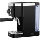 Espressor manual ecg esp 20301 negru, 1450 w,1.25 l, dispozitiv spumare, 20 bar