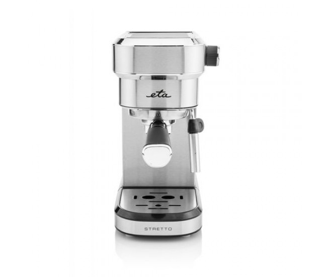 Espressor manual eta stretto 2180, 1350 w,0.75 l, dispozitiv spumare, 15 bar, otel inoxidabil