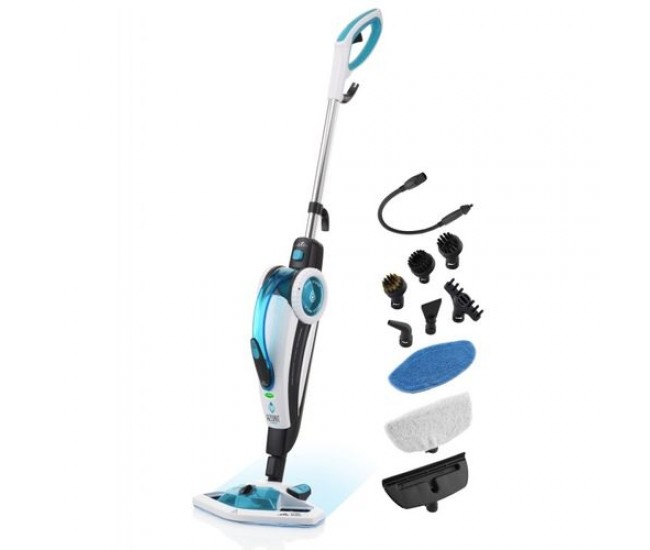 Mop cu aburi 2 in 1 eta azurit 2267, 1500 w, rezervor apa 0.4 l, filtru anticalcar