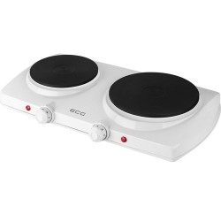Plita electrica ecg ev 2512, 2 ochiuri de 185 mm si 155 mm, putere de intrare 1500 w + 1000 w, culoare alba Plita electrica ecg ev 2512, 2 ochiuri de 185 mm si 155 mm, putere de intrare 1500 w + 1000 w, culoare alba