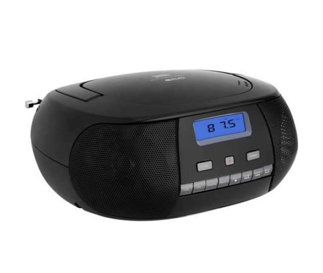 Radio cd player ecg cdr 500 negru, tuner fm cu memorie 20 de posturi