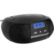 Radio cd player ecg cdr 500 negru, tuner fm cu memorie 20 de posturi